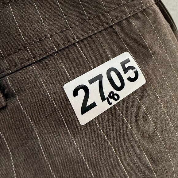 NEW!‎ Merona Classic Fit Trouser Pants Brown Size 4 Brown Wide Leg Relaxed Fit - Picture 12 of 12